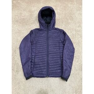 Black Diamond Women's Hot Forge Hybrid Hoodie Size XS Purple Zip Puffer Jacket